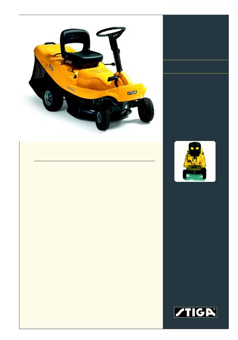 Stiga Lawn tractors Manual pdf
